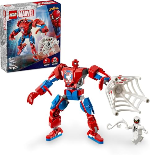 Marvel Spider-Man Mech contro Anti-Venom + Iron Man Mech contro Ultron Pacchetto Giocattolo da Costruzione Figura di Supereroe Gioco di Ruolo Immaginativo 76308 + 76307 - Lego - Immagine 1