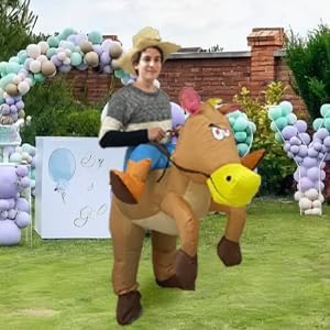 Riding horse fun costume for adults, best decoration for parties, gatherings, holiday celebrations and costume parties - Image 3