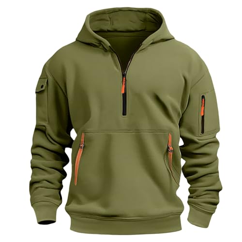 Boys Half Zipper Ho𝐨dies Fall Winter School Athletic Pullover Long Sleeve Fleece 𝐇ooded Sweatshirts Fall Winter2