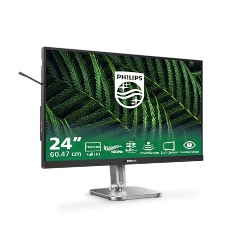 Philips 24B2G5200 60,5Cm (23.8") Fhd Ips Monitor 16:9 Vga/Hdmi/Dp/Usb 100Hz 4Ms Sync [Energieklasse B (24B2G5200/00)