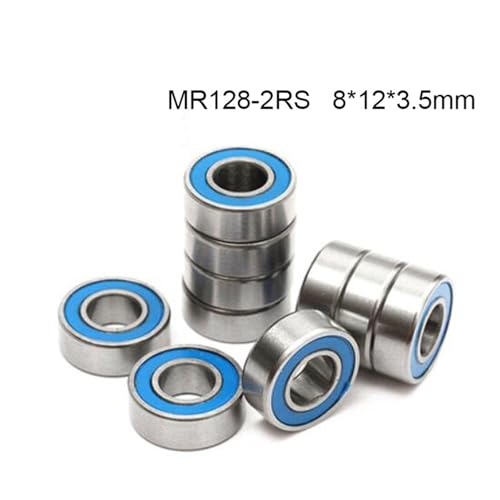 Roulements MR128RS ABEC5 8x12x3.5mm étanches pour une rotation fluide - 7