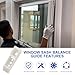 H 3837 2-3/16 in Window Channel Balance Sash Cams Top Guide, Window Track Guide Balancer Parts, Window Channel Balance Lock, Single or Double Hung Window Sash Cam, Top Mount（Pack of 10）