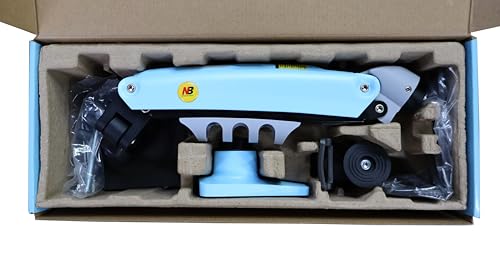 Image of TECVITY - F80 Multi Colours Gas-Struct Flexi Mount Desktop 17 inch to 30 inch Monitor Arm (Blue)
