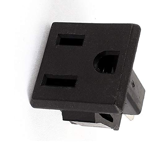 Aexit AC 125V 15A�d��US 3�Ƀ��X�p�l���}�E���g�\�P�b�g�A�_�v�^(Adaptateur de prise femelle a 3 poles A�R 125 �� 15A Power