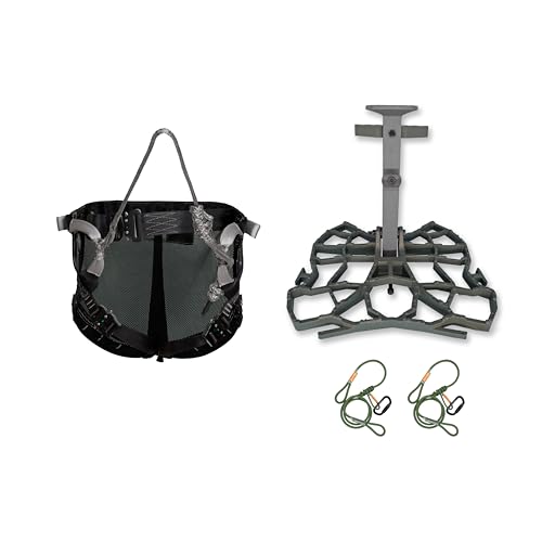XOP Complete Tree Saddle Hunting System, Includes Saddle Hunting Platform, Mutant Saddle Harness