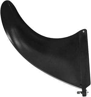 Veemoon Surf Fins 1pc Surf Board Tail Rudder Paddleboard Inflatable Paddleboard Fins Longboard Surf Fin Watershed Board Water Fin Propeller Black Soft Top Individual Inflatable Surfboard