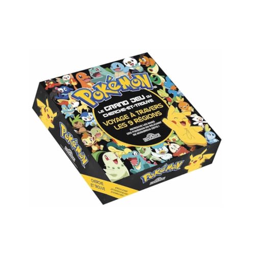 Pokémon - Le Grand Jeu du Cherche-et-Trouve - Voyage à Travers Les 9 régions