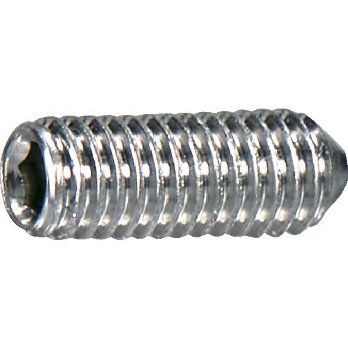 Trusco Nakayama F001-00510 Hex Socket Set Screws, Recessed Tip, Stainless Steel, M5 x 10, Pack of 20