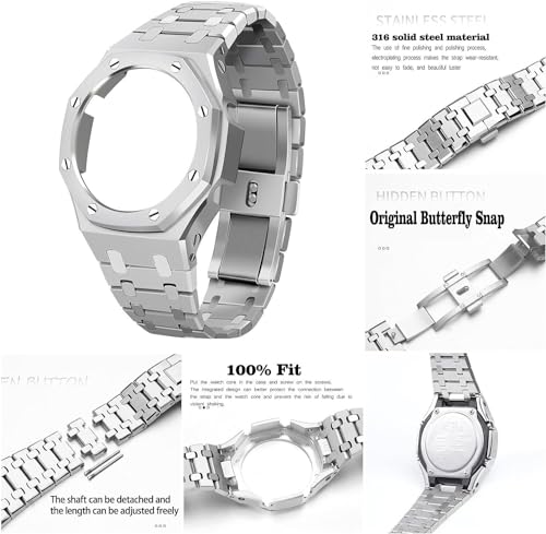 GA2100 Mod Kit montre métal EZZON bracelet GA2110 accessoires