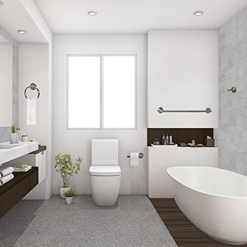 Design House 188573 Kimabll 4-Piece Bathroom Accessory Kit, Satin Nickel #TOP2