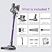 Zefiro Cordless Vacuum Cleaner for Home,450W /40Kpa 50Mins Stick Vacuum,Anti-Tangle 1.5L Dust Cup, Rechargeable Wireless Handheld Vacuum for Pet Hair/Carpet/Floor