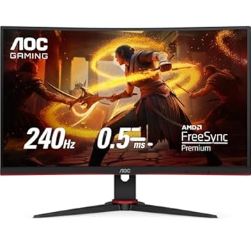 Monitor Gamer AOC LEGEND 27 240Hz 0,5ms, Preta/Vermelho, MEDIO, C27G2ZE