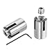 PATIKIL Cross Wire Rope Clips Set, 2 Pack 304 Stainless Steel Lock Cable Clamps with Screws Spanner for 1/16