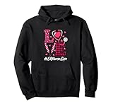 love stetoscopio cuori er infermiera san valentino costume felpa con cappuccio