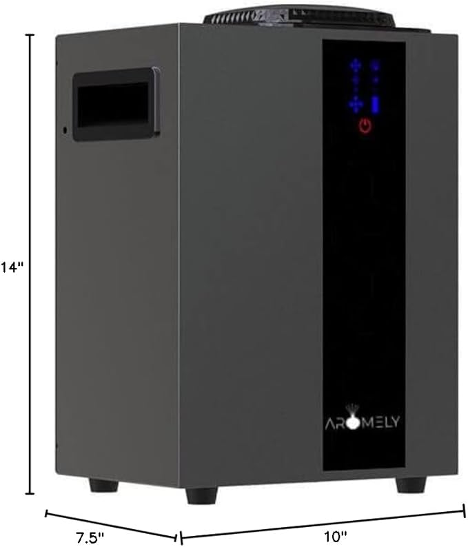 Difusor de Aromas AROMELY HVAC - Control por App, Cobertura 4000 Pies², Negro miniatura 2