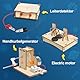 Experimente für Kinder ab 8 9 10 11 12, Elektronik Baukasten, Experimentierkasten, Elektro Baukasten, Holz Bausatz Kinder Spielzeug Geschenke ab 8-14 Jahre Jungen