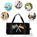 German Swedish Friendship Flag Small Gym Bag Travel Duffle Carry On Weekender Bags with Shoe Compartment