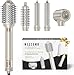 MESCOMB 5 in 1 Airstyler & Hairstyler Set – Ionen Föhn, Auto Lockenstab & Volumenbürste – Schnelltrocknend，Styling für Locken, Volumen & Glätten ohne Hitzeschäden | Leicht & Ideal für Zuhause