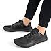 Pulltop Barefoot Trail Running Shoes for Men - Wide Toe Box | Zero Drop Sole | Minimalist Cross-Training Shoes All Black Size 9