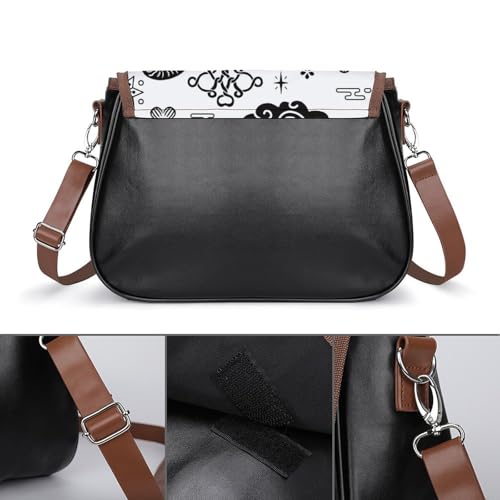 Women's Handbags Boobs_pattern Spacious Multi-Pocket Shoulder Bags Outdoor Hook-and-Loop Crossbody Bags3