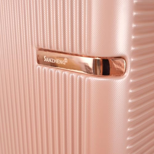 Lightweight 4-Piece Hard Shell Luggage Set with 360° Dual Rotating Wheels and Password Lock - Stylish and Portable Travel Suitcase3