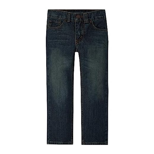 Levi's Boys' 505 Regular Fit Calça Jeans Infantil, Roadie, 4
