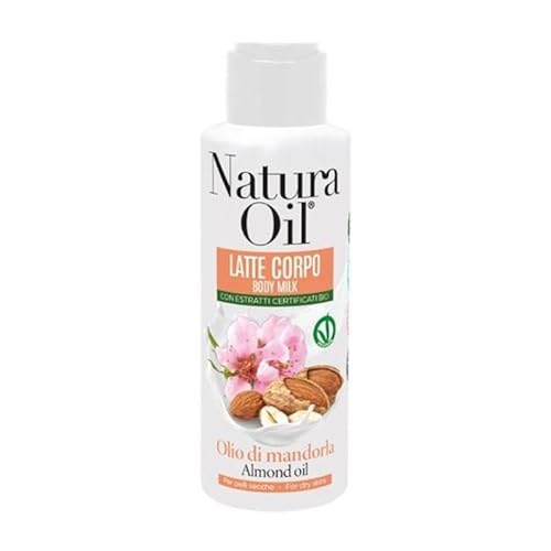 NaturaOil Latte Corpo Body Milk Olio di Mandorla Bio Pelli Secche 100 ml