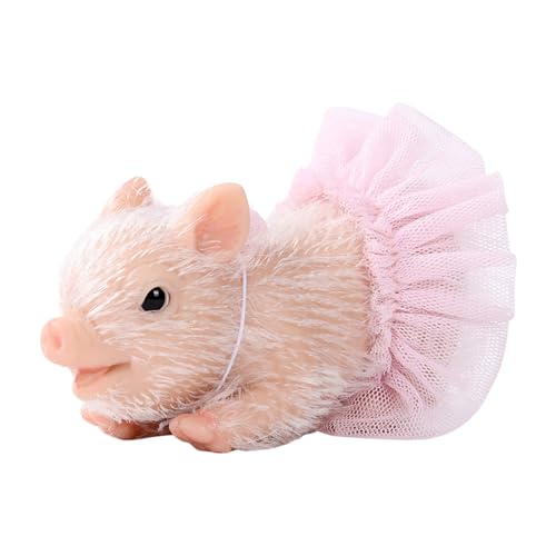 Animaux miniatures en silicone pour décoration intérieure chaleureuse
