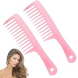 Wide Tooth Comb Hair Combs: 2Pcs Wide Tooth Comb for Curly Hair,Black Hair,Thick Hair,Fine Hair,Wet