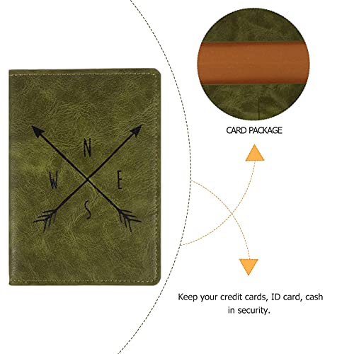 VALICLUD Saco De Passaporte Titular Do Cartão De Crédito Passaporte De Couro Carteira Passaporte Cou