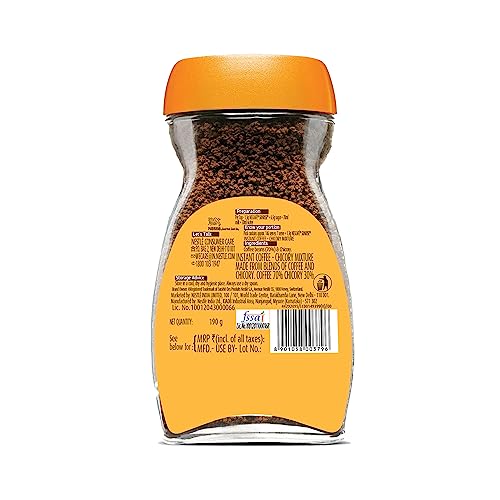 Image of SUNRISE Nescafe Instant Ground Coffee - Chicory Mixture Jar, 190g /200g(Weight May Vary Upwards) (Pack of 2)