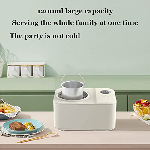 ZHANGTAOLF Eismaschine, 1,2 Quart Automatische Gefrierjoghurt, Sorbet und Eismaschine, Auto -Off -Timerfunktion… – Bild 8
