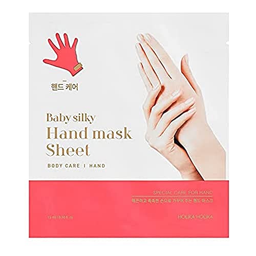 Holika - Guantes Mascarilla 2 X 15 Ml - Baby Silky Hand Mask Sheet -, 14 Gramo Cover