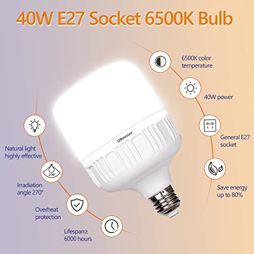Image of UBeesize Softbox Lighting Kit, Professional Photography Lighting Kit with 2x27x20in Soft Box | 2X 40W 6500K E26 LED Bulb, Photo Studio Lights Equipment for Camera Shooting, Video Recording
