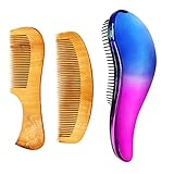 CERDAS FUERTES DOS NIVELES. Las cerdas largas desenredan y las más cortas suavizan la cutícula. Desenreda el pelo húmedo o seco. ¡Perfecto para el pelo mas rebelde!