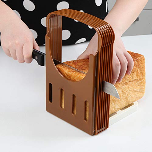 image for XIYUAN Bread Slicer| ABS Compact Foldable Bread Sandwich Toast Bread S