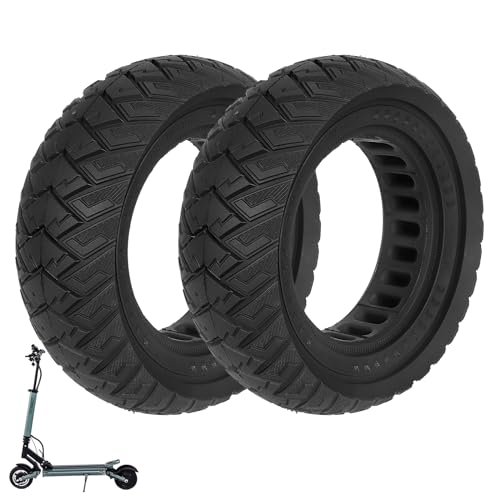 ulip 8.5x3 Solid Scooter Tire Front and Rear Wheels Replacement for Zero 8 Zero 9 VSETT 8 VSETT 9 PRO Kugoo X1 Kugoo Kirin G2 Pro Scooters 8 1/2X3.0 Off-Road Solid tire(2PCS)