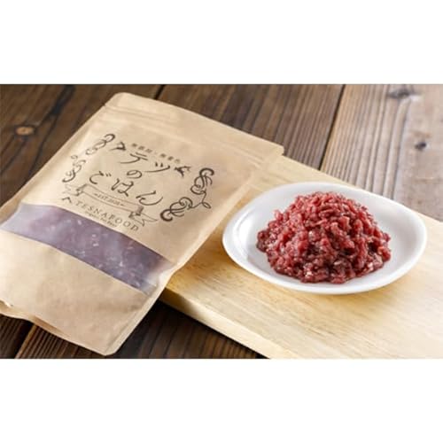 テツのごはん 鹿肉ミンチS(犬・猫用)200g / TESNA FOOD 無添加 鹿肉 ミンチ ジビエ 犬 猫 ペット おやつ ペットフード ドッグフード キャットフード 冷凍 国産