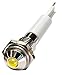 Round Indicator Light, Yellow, 24VDC