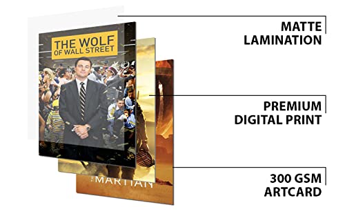 CodersParadise Movie Wall Collage Kit – 54 PCS 4×6" Aesthetic Film Posters | Vintage & Modern Movie Wall Art Prints for Bedroom, Living Room, Office & Dorm Décor