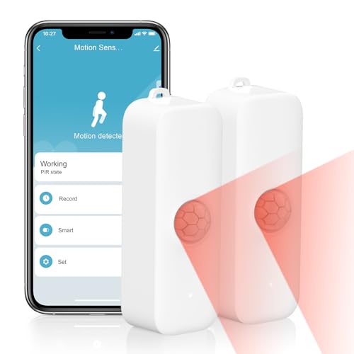 eMylo WiFi Motion Sensor 2 Pack, Smart Wireless Presence Sensor