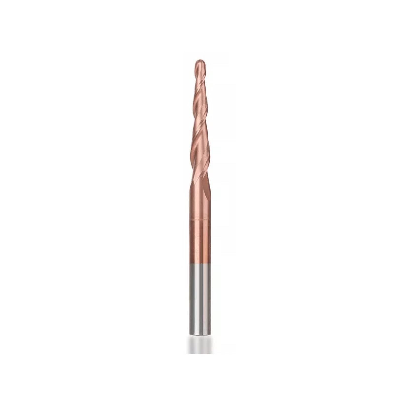 HRC62 Carburo CNC Talla Bit Grabado Router Bit Madera Metal Fresa Endmill,R0.5x47xD8x85