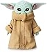 Dpprdl Animal Farcé Disney 25cm Bébé Yoda Peluche Peluche The Mandalorian Peluche Enfant Grogu Action Figure Poupée Jouets Cute Farned Toy pour garçon Kids Cadeau