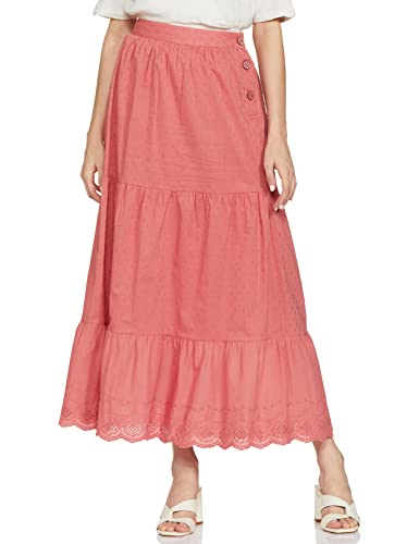 Image of Max Women Textured Tiered Maxi Skirt