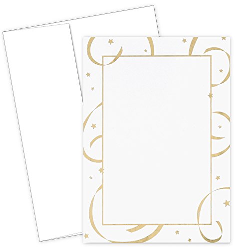 Invitaciones elegantes con sobres para notas de agradecimiento y convocatorias
