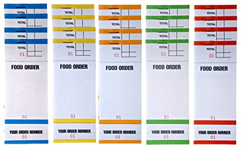 Food Order Restaurant Check Pads 100 to A Booklet BF84 (20)