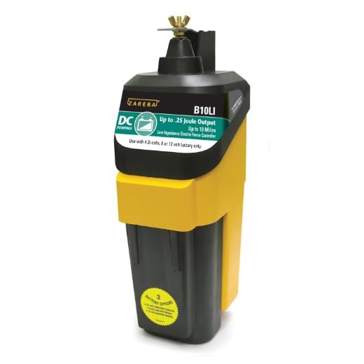 Zareba B10LI Battery Operated Low Impedance 10 Mile Fence Charger