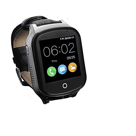 3G GPS Watch for Kids Elderly,WiFi Phone Call, KKBear Real-time Tracking, Geo-Fence Touch Screen Camera SOS Alarm Anti-Lost GPS Tracker Suitable for Dementia Alzheimer's