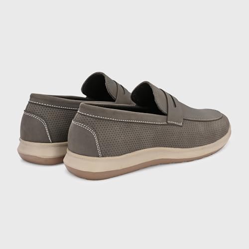 Image of Centrino Commute Loafers for Man | Shoes for Men Stylish | Casual Slip-On Lightweight Moccasins | Cushioned Insole | Comfortable Hand-Stitched Design | Mens Loafer Shoes for Office & Daily Travel Wear (8101)