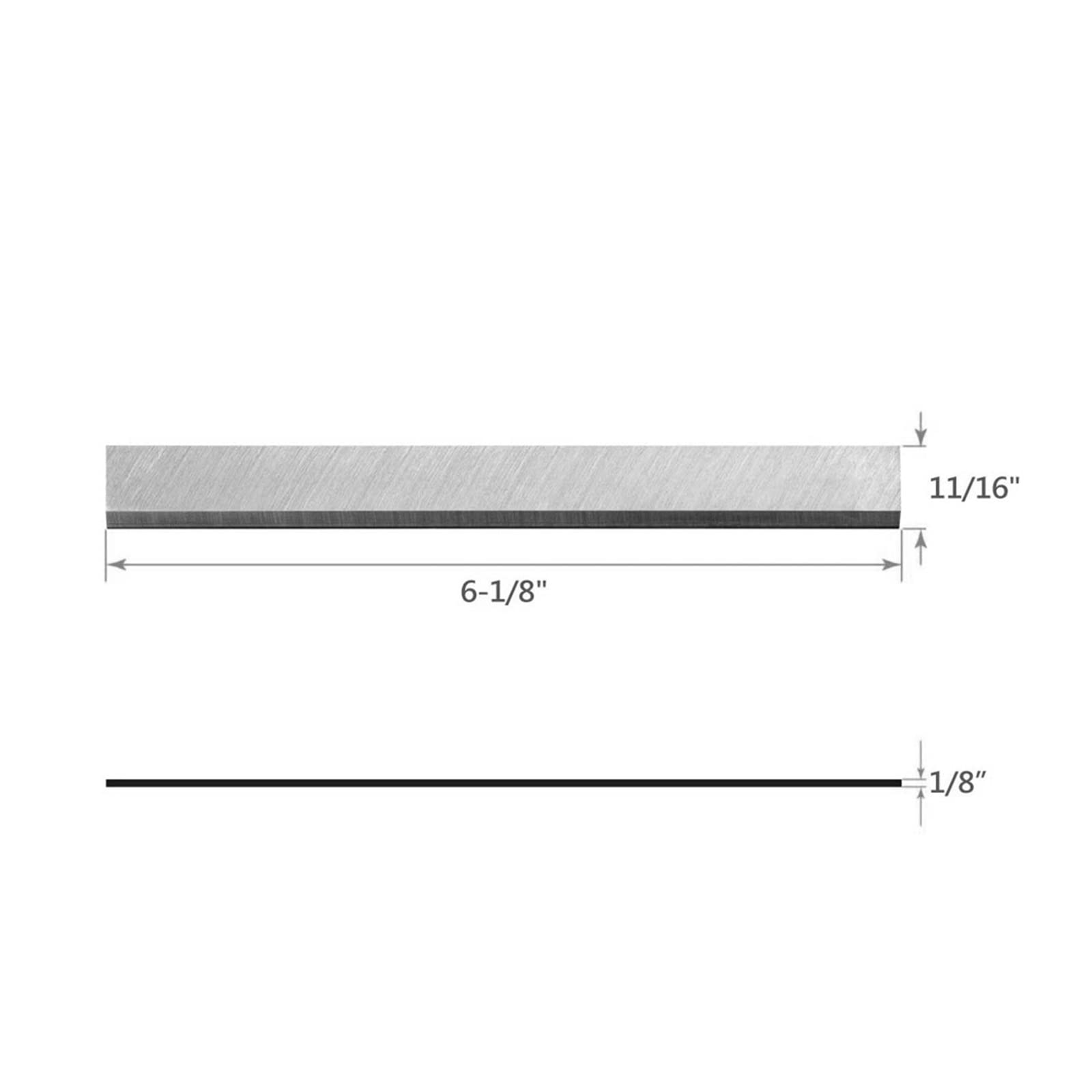 155mm Coltelli da Giunto di Ricambio Cm 113-206931 & 113-232200 6-1/8" Lama for Pialla in Legno for La Lavorazione del Legno 2 Set
